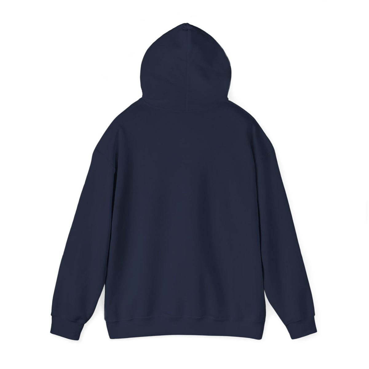 Plain back of the Navy hoodie