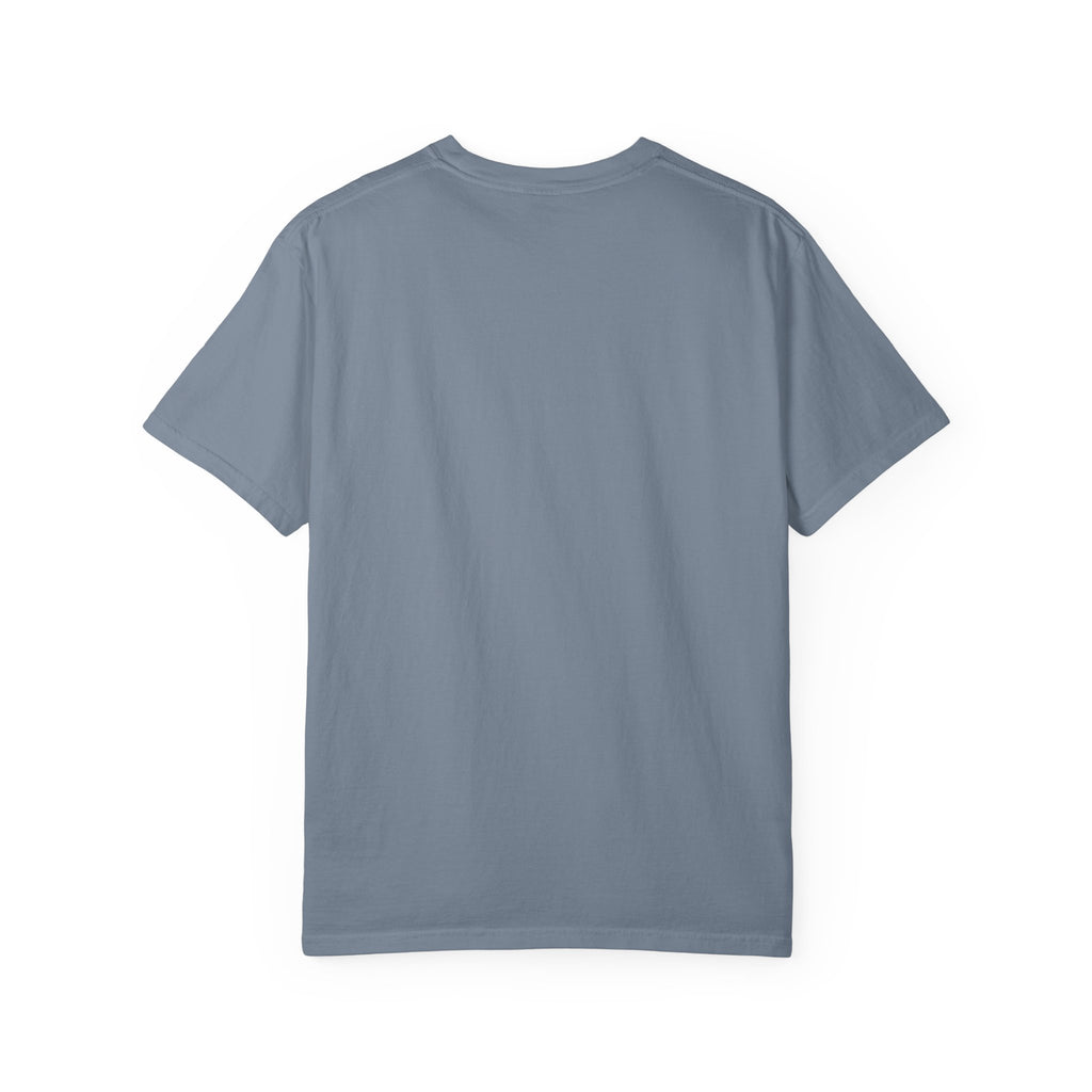 Back of Blue Jean t-shirt, plain with no print