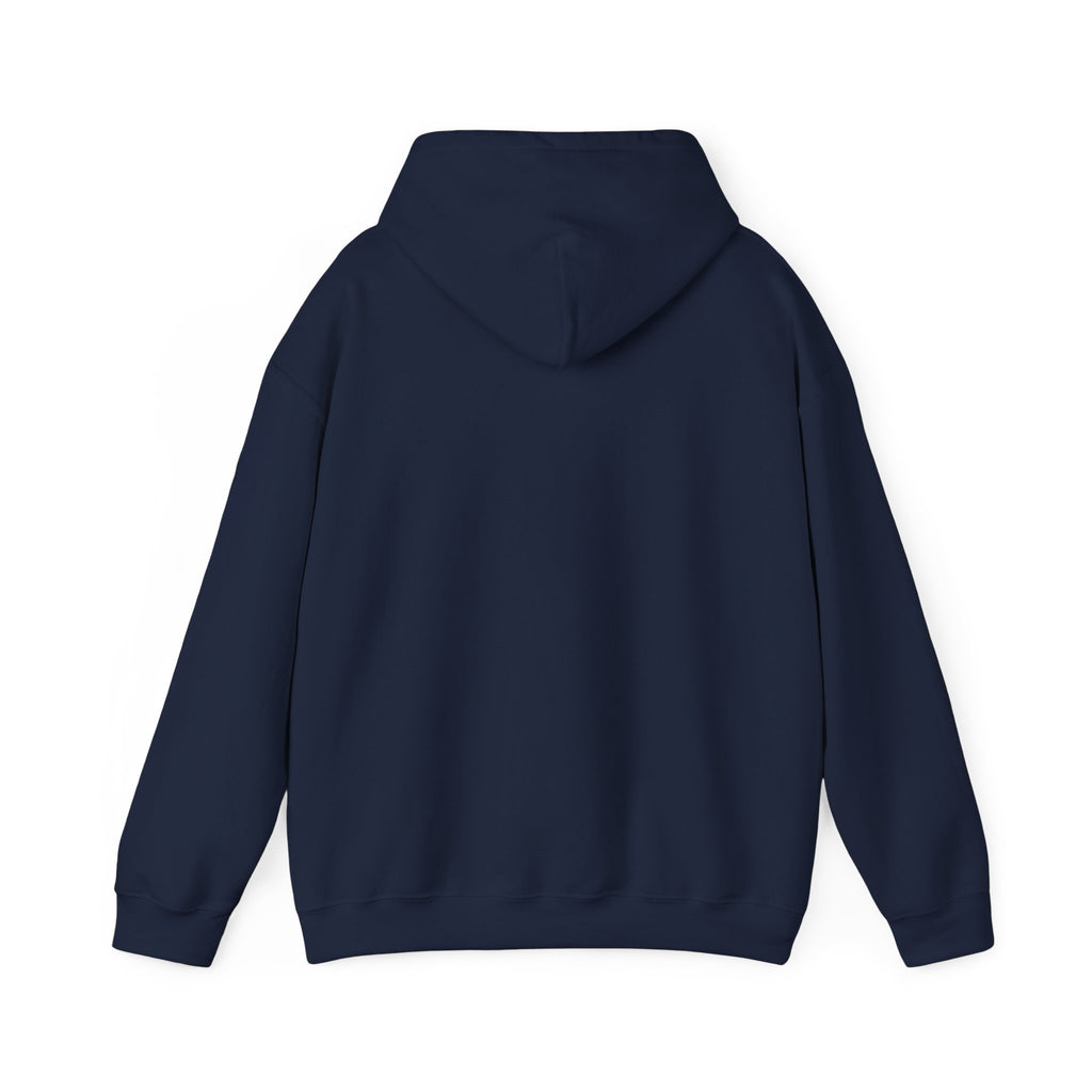 Plain back of the Navy hoodie